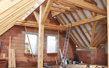 Ffos Y Ffin attic trusses